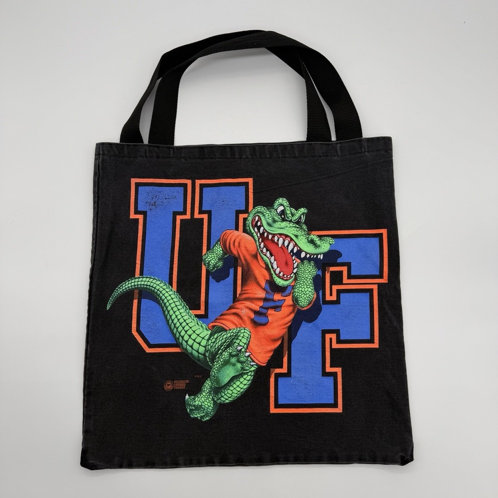 Vintage 90s Florida Gators UF Mascot Tote Bag 18x18 NCAA College